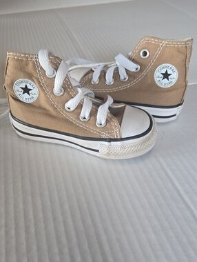 Converse Kids Tan High-Top Sneakers